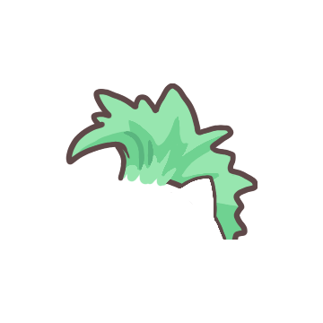 Huge Neon Green Mohawk